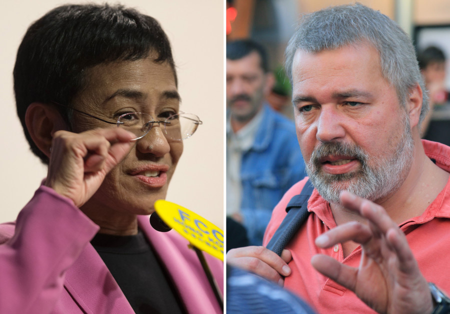 Nobel de la Paz para la periodista filipina Maria Ressa y el ruso Dmitry Muratov