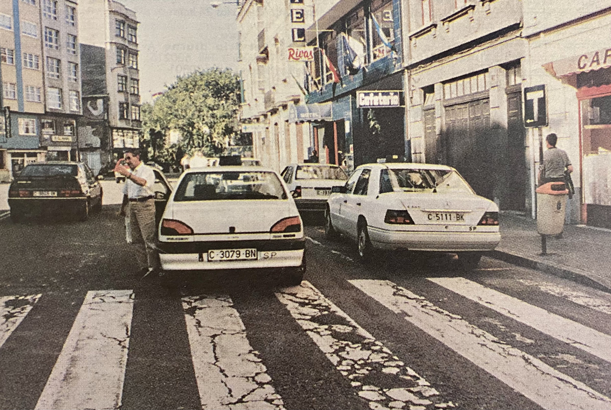 Paradas de taxis en 1996