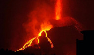 Las coladas del volcán de La Palma continúan avanzando con un 