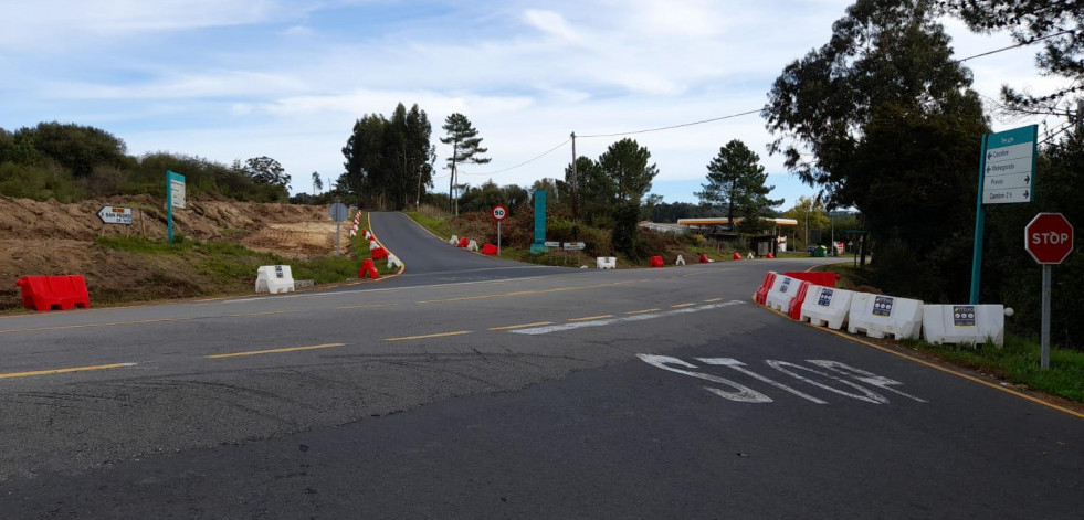 Comienzan los preparativos de las obras en A Chasqueira