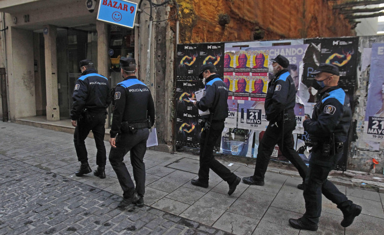 El conflicto policial obliga a rebajar la presencia del 092 en el ocio nocturno los fines de semana