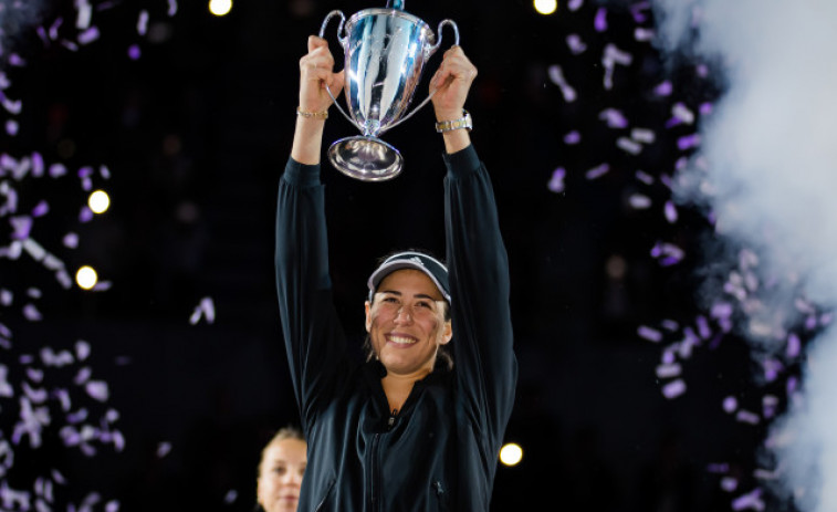 Garbiñe Muguruza hace historia al conquistar las Finales WTA ante Kontaveit