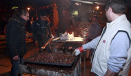 Magosto en el barrio coruñés de Labañou