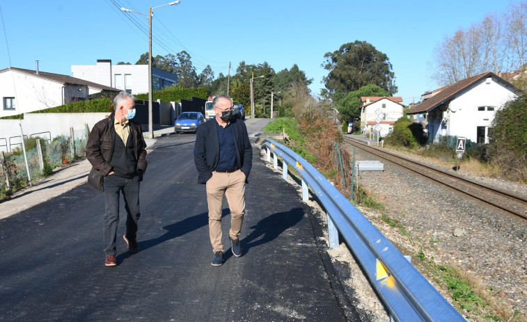 Cambre resuelve el hundimiento de la calle Lourenciño y también instalará alumbrado