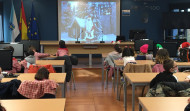 Los niños del CEIP San Marcos conectan con Papá Noel mediante videoconferencia con Laponia