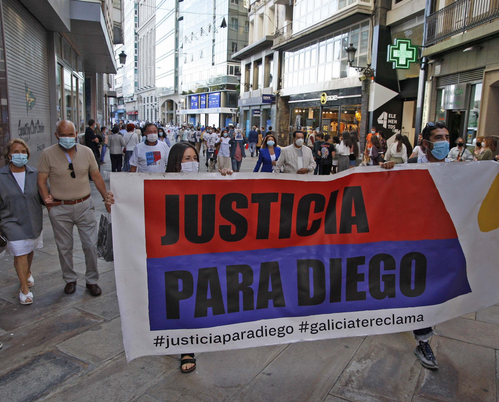 Manifestación justicia para Diego Bello