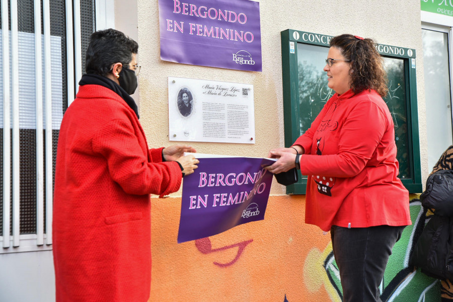 Bergondo honra a cuatro mujeres ilustres del municipio