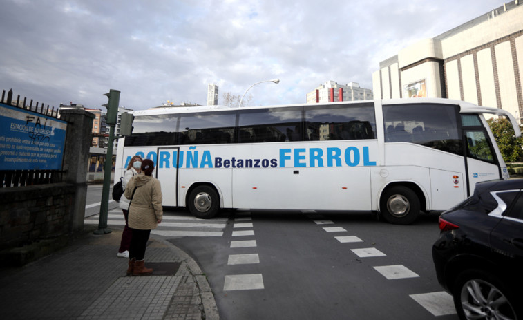 El bus entre A Coruña y Ferrol se reforzará a partir del día 10 con 55 servicios semanales