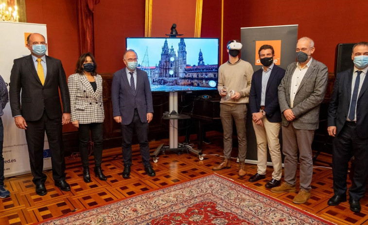 Santiago acoge un proyecto que permite visitar el Obradoiro desde cualquier parte del mundo