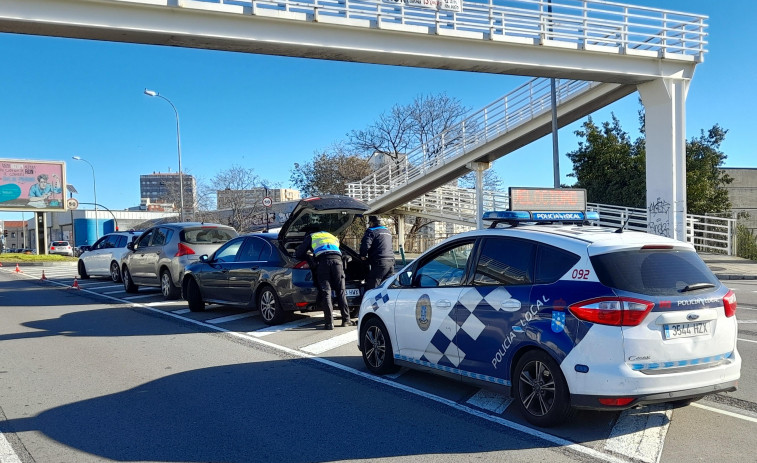 Crecen los controles de circulación por el refuerzo en tráfico del 092