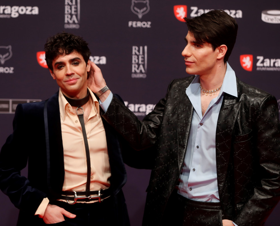 Los Javis, en el photocall