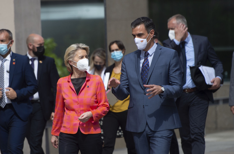 Ursula Von der Leyen envía una carta a Pedro Sánchez elogiando su gestión de los fondos