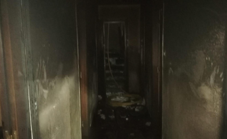 Muere la mujer debido a las quemaduras sufridas en el incendio de una vivienda de Cabana de Bergantiños