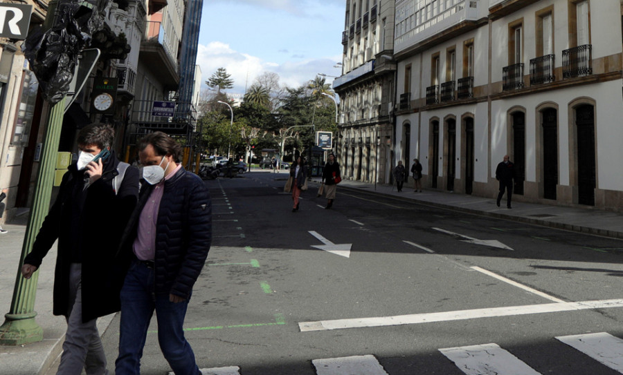 La peatonalización definitiva de la calle de Compostela se iniciará el próximo lunes