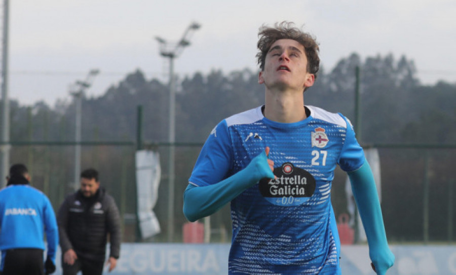 Víctor García es la única baja del Depor en Las Gaunas