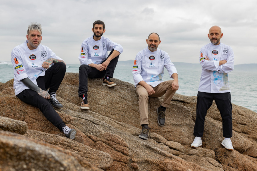 Estos son los cuatro nuevos chefs que visten la chaquetilla de Coruña Cociña