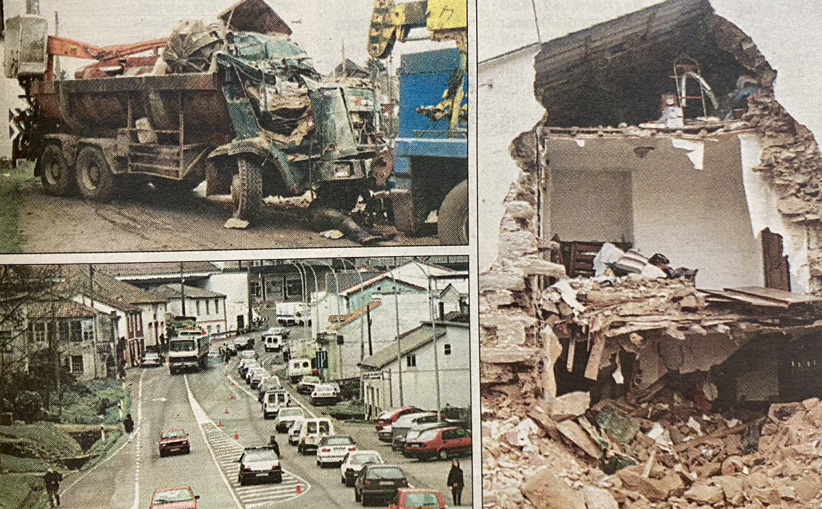 Fallece un camionero en 1997 al empotrarse en San Pedro de Nu00f3s