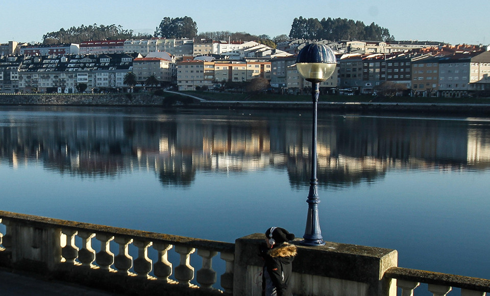 Vista del núcleo de O Temple desde O Burgo  AEC