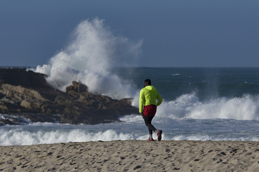 Activada a alerta laranxa por temporal costeiro no litoral da provincia da Coruña