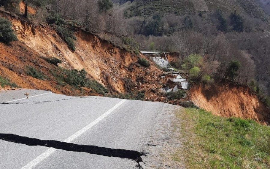 La Xunta destinará 5 millones a reconstruir la LU-651 entre Folgoso y Quiroga tras el hundimiento de marzo