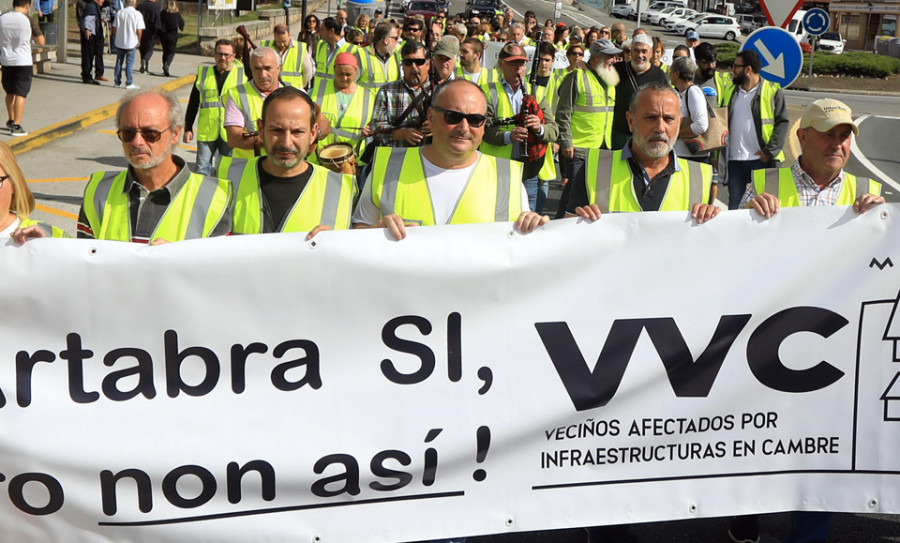 El juzgado estima el recurso de Cambre y anula el trazado de la Xunta para la Vía Ártabra