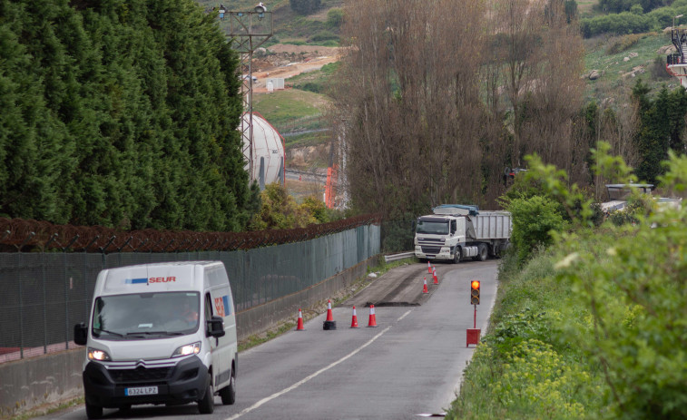 Comienzan las obras de reparación de la carretera de Bens