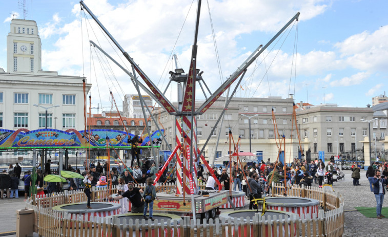 El Fun Park ameniza la Semana Santa en la explanada exterior de Palexco