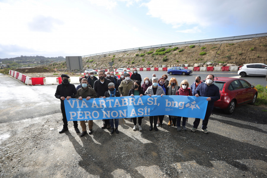 El BNG se moviliza por una Vía  Ártabra al servicio del “conxunto da comarca” de A Coruña