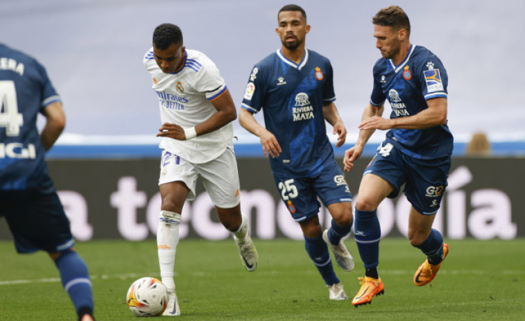 El Real Madrid, campeón de liga ante el Espanyol