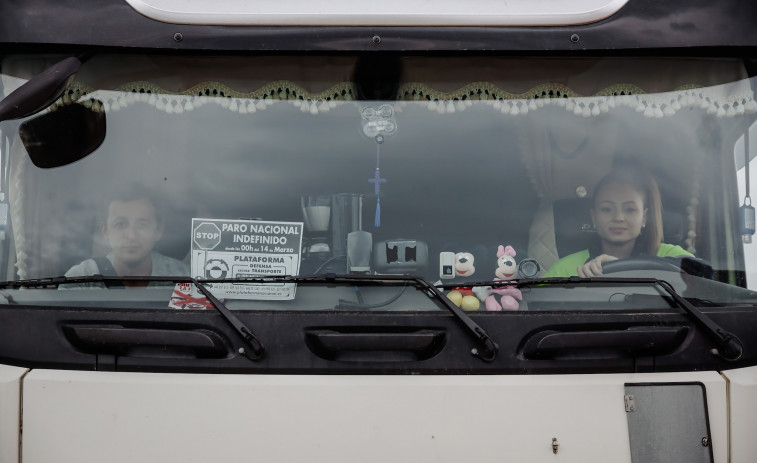 Solo el 10% de las personas que conducen un camión en Galicia son mujeres