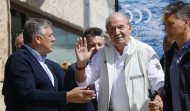 El rey Juan Carlos reaparece en el Náutico de Sanxenxo