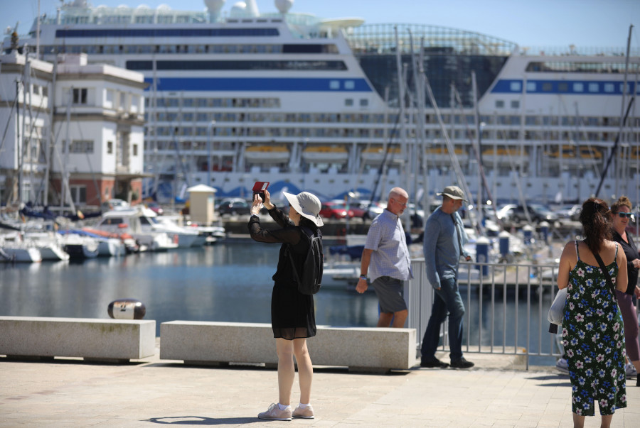 A Coruña no recibía tantos turistas en un mes de abril desde el año 2017