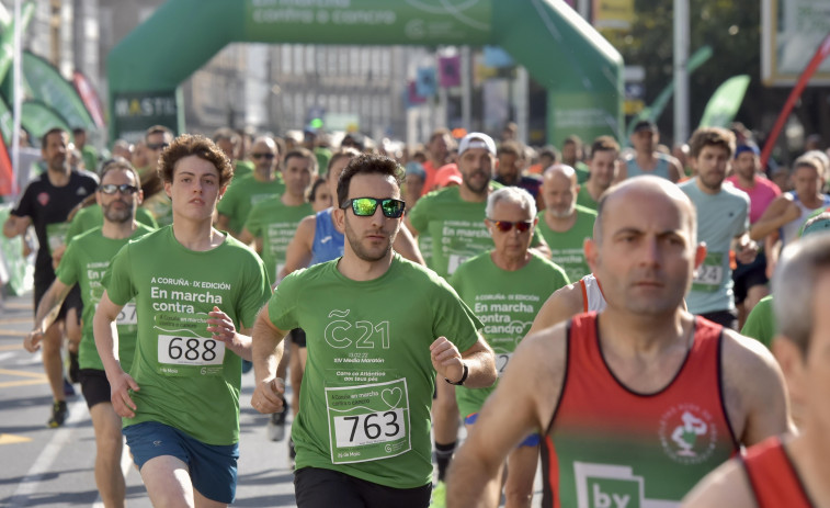 Presedo y Mayobre se llevan la Carrera contra el Cáncer en A Coruña