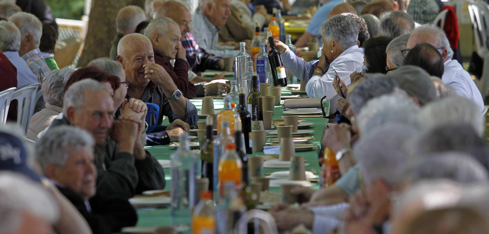 Más de 1.100 personas se dieron cita en la Romaría das Merendiñas