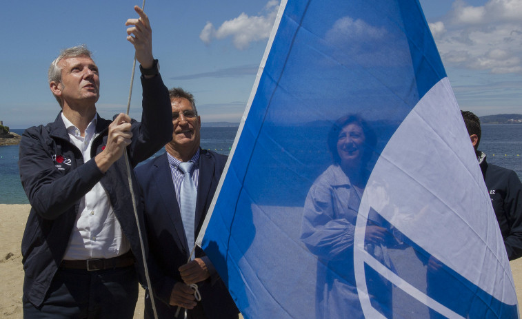 Las banderas azules de Galicia demuestran, según Rueda, la 