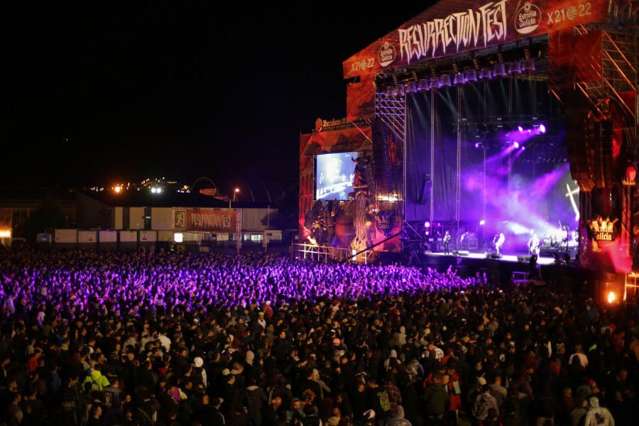 El Resurrection Fest arranca en Viveiro tras un parón de dos años