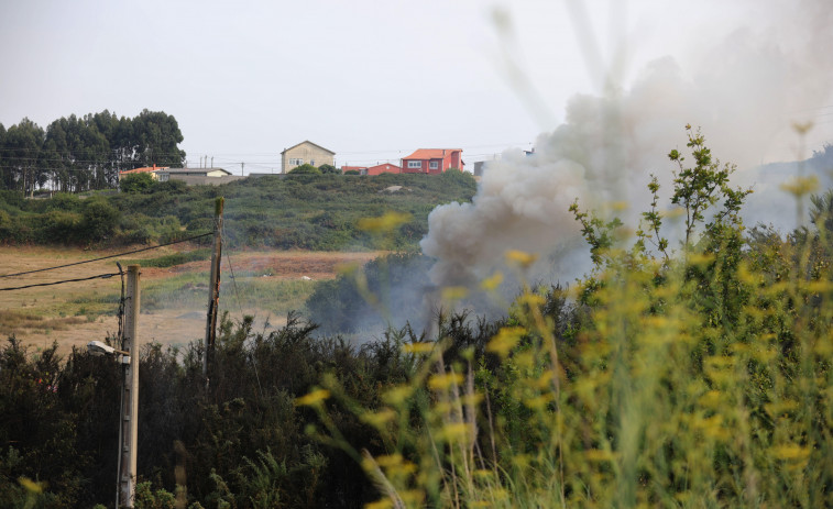 Los vecinos de San Pedro de Visma exigen prevención ante los incendios