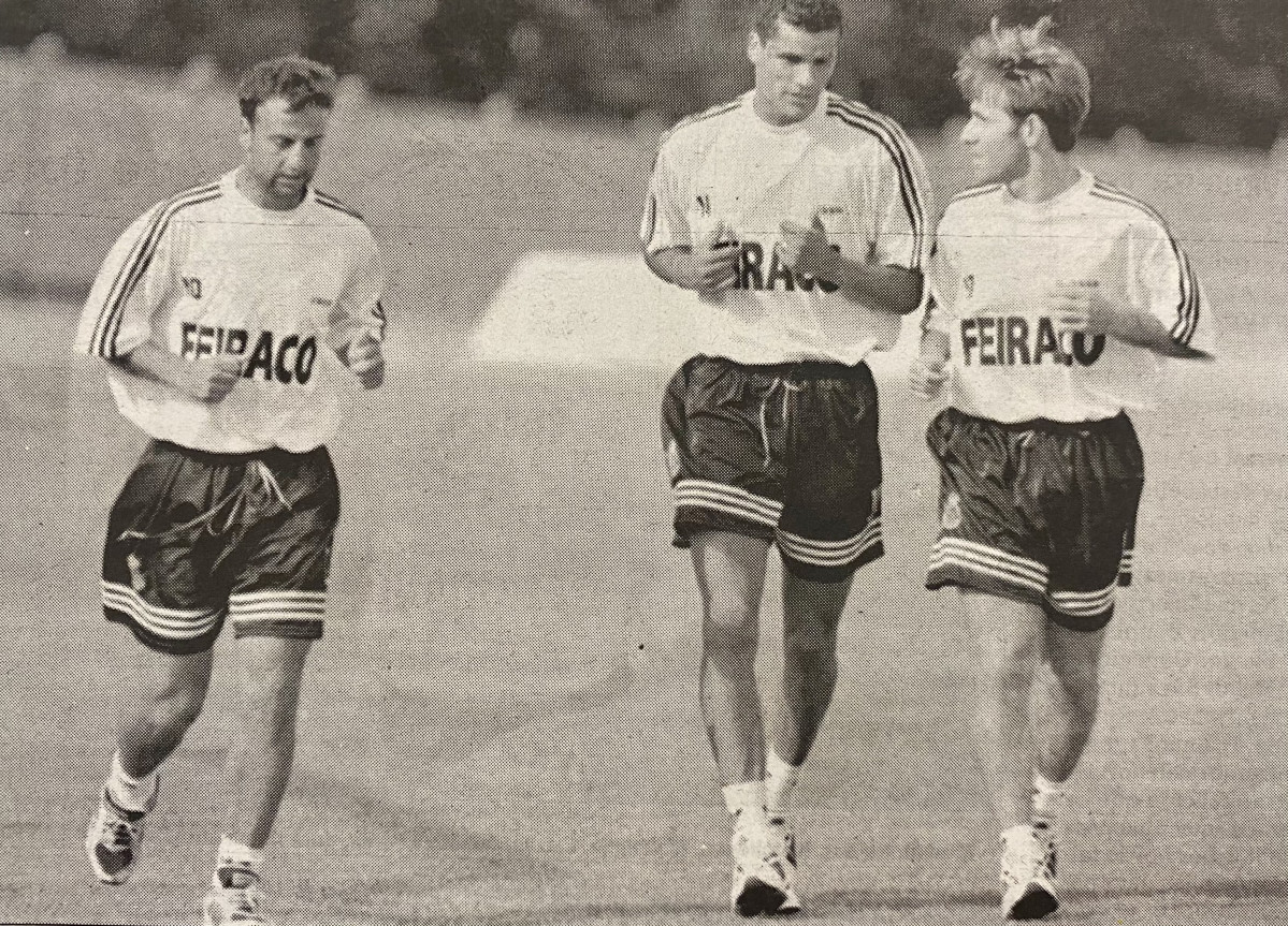 Fran, Rivaldo y Nando 1997