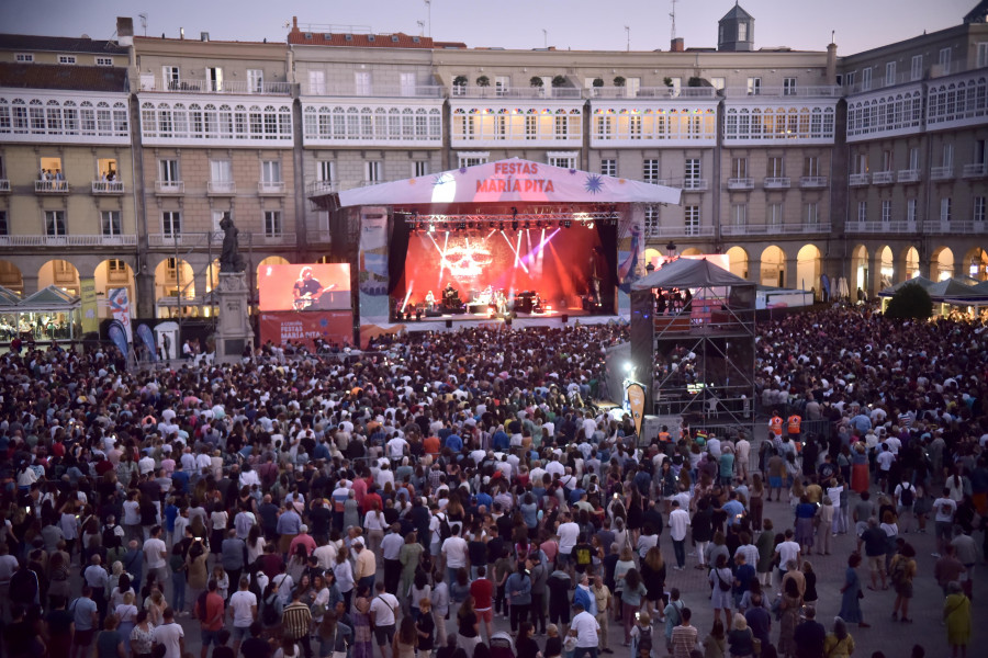 Las fiestas del 31 de julio al 6 de agosto: De María Pita a Culleredo y Oleiros