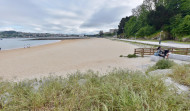 Prohibición temporal de baño por bacterias fecales en la playa de Oza