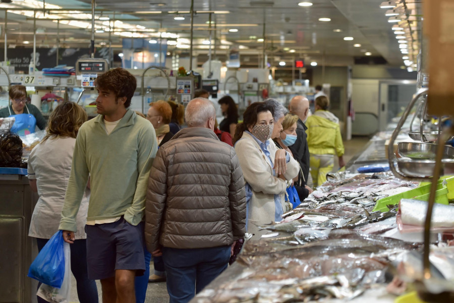 La zona de degustación de la plaza de Lugo se ampliará esta semana ante el éxito de visitantes