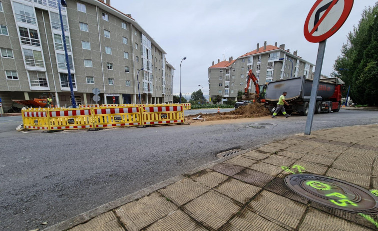 Culleredo inicia las obras de construcción de  la glorieta de la plaza de la iglesia de Vilaboa