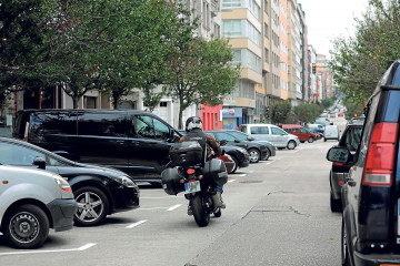 El nuevo aspecto de la avenida de Os Mallos  patricia g. fraga