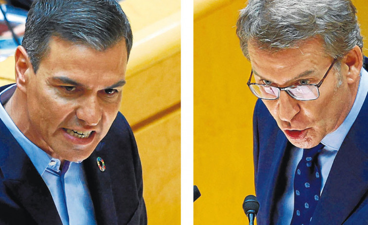 Sánchez y Feijóo certifican la imposibilidad de pactos en un debate plagado de reproches