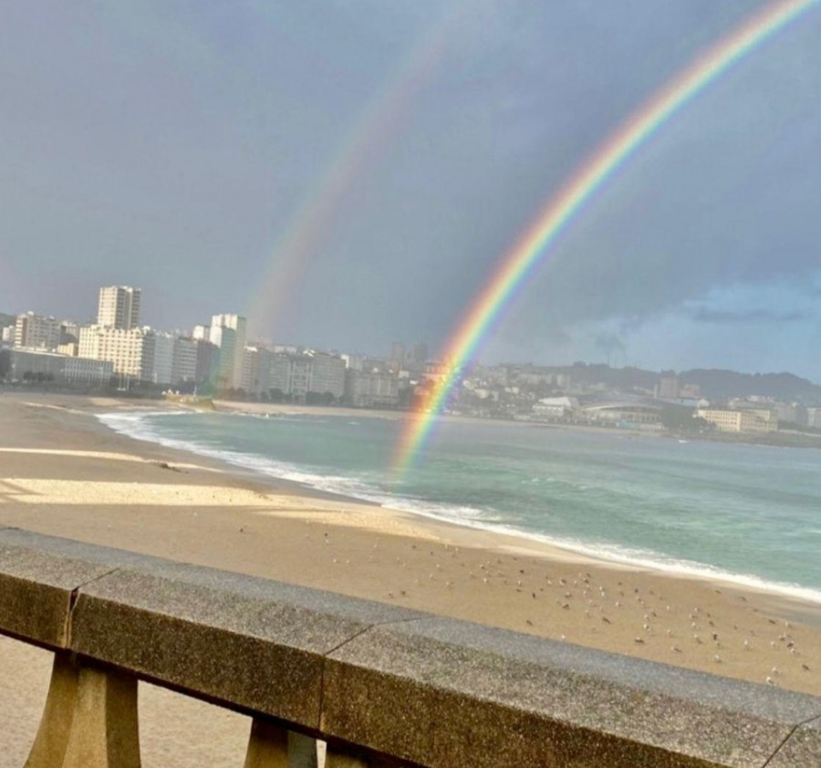 Itapas: Lluvia, sol, viento, calor y frío, la imprevisión del clima de A Coruña