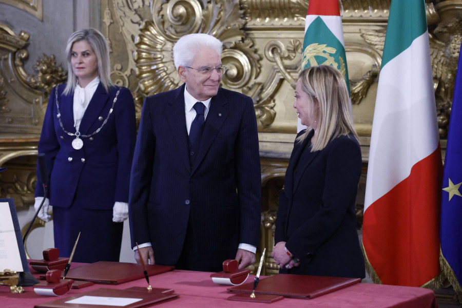 Giorgia Meloni jura como nueva primera ministra de Italia