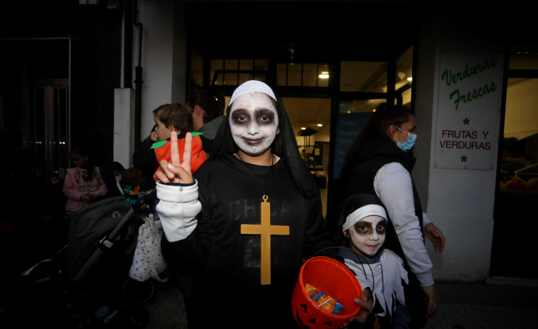 Las calles de A Coruña reflejaron el ambiente único de la celebración más terrorífica del año