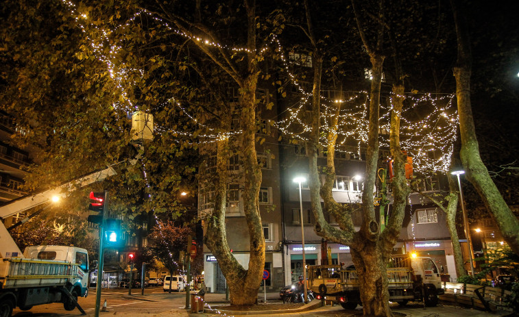 El encendido de las luces de Navidad en A Coruña será la primera semana de diciembre