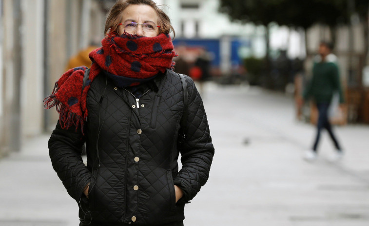 Una masa de aire frío llega a Galicia el viernes