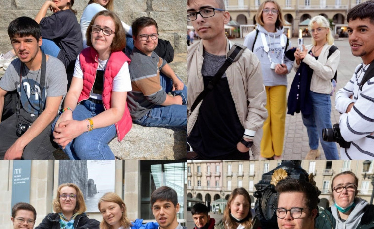 Alumnos del taller de fotografía inclusiva de la Fundación María José Jove presentan en A Coruña su trabajo expositivo